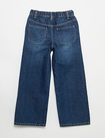 Pantalón wide leg con bordados