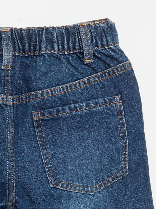 Pantalón wide leg con bordados - Kiabi Pantalón wide leg con bordados - Kiabi