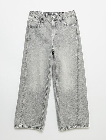 Pantalón wide leg con bordados