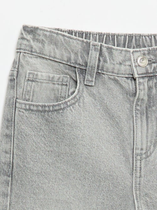 Pantalón wide leg con bordados - Kiabi Pantalón wide leg con bordados - Kiabi
