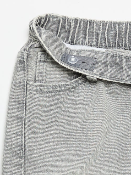 Pantalón wide leg con bordados - Kiabi Pantalón wide leg con bordados - Kiabi