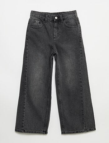 Pantalón wide leg con bordados
