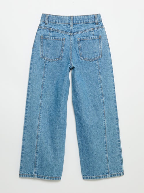 Pantalón wide leg / corte ancho con tachuelas fantasía - Kiabi