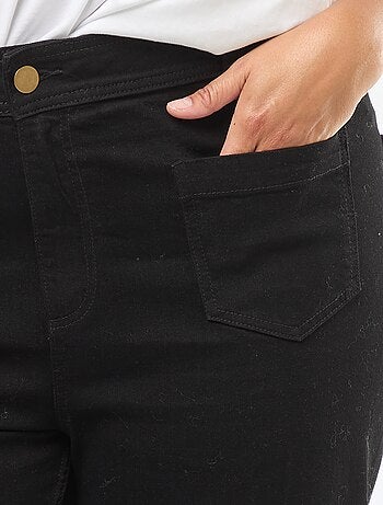 Pantalón wide leg cropped