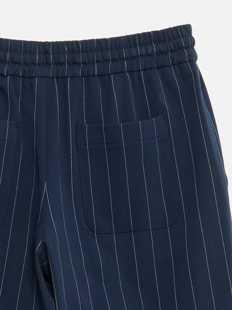 Pantalón wide leg / de corte ancho Azul - Kiabi