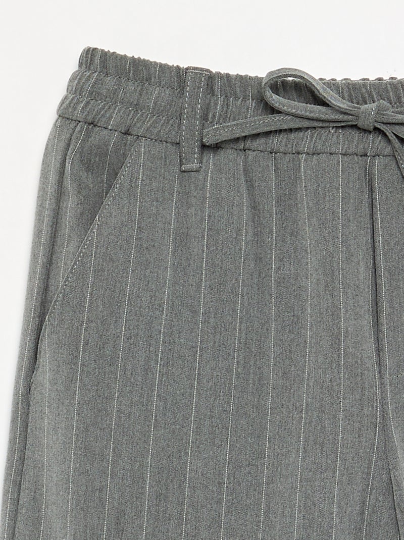 Pantalón wide leg / de corte ancho Gris - Kiabi