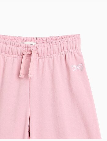 Pantalón wide leg de felpa, mo fashion