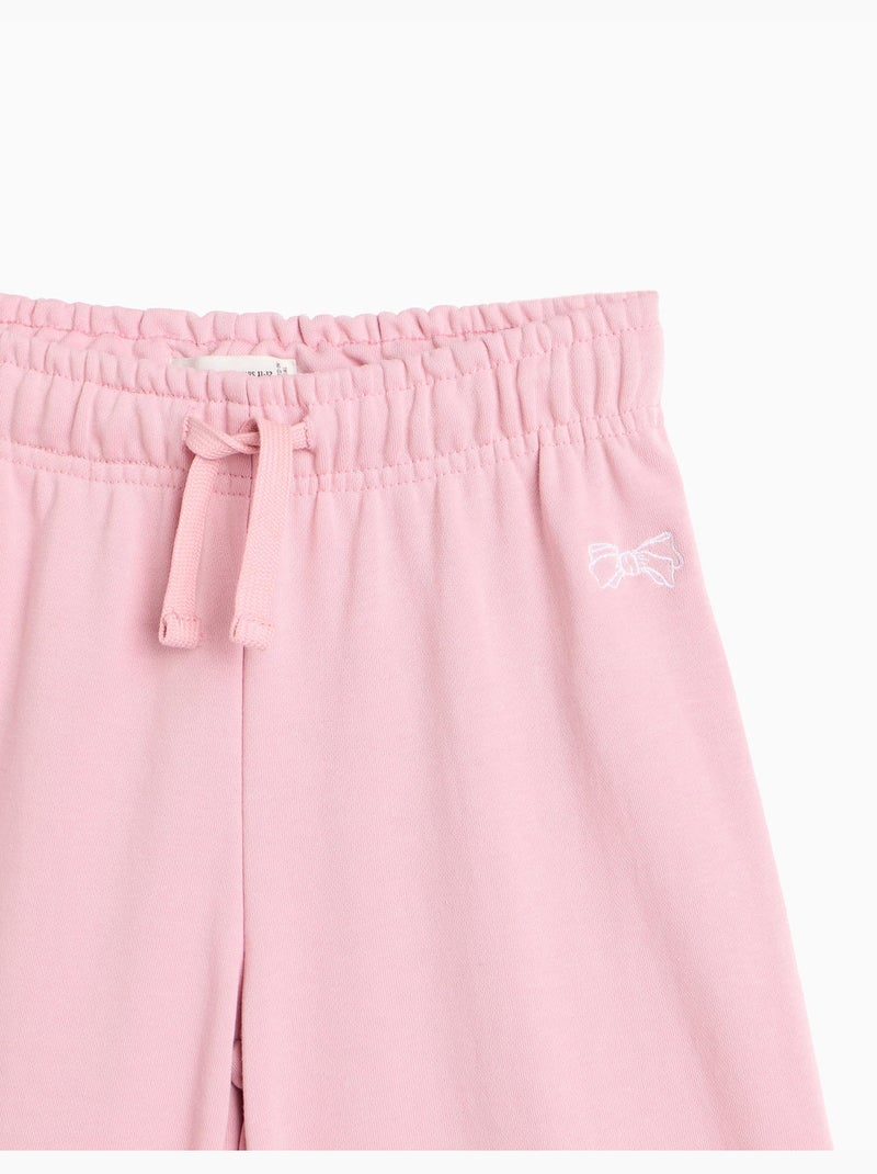 Pantalón wide leg de felpa, mo fashion Rosa - Kiabi