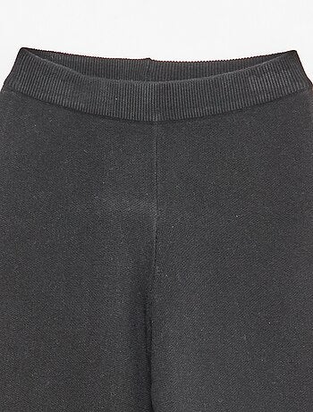 Pantalón wide leg de punto