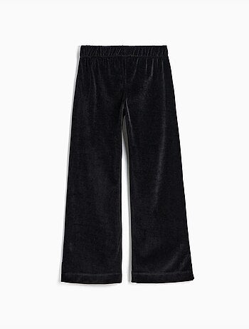 Pantalón wide leg de terciopelo, mo fashion