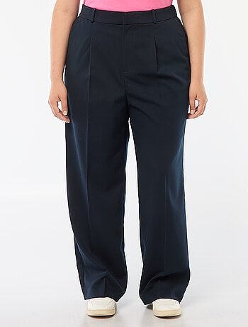 Pantalón wide leg de tiro alto
