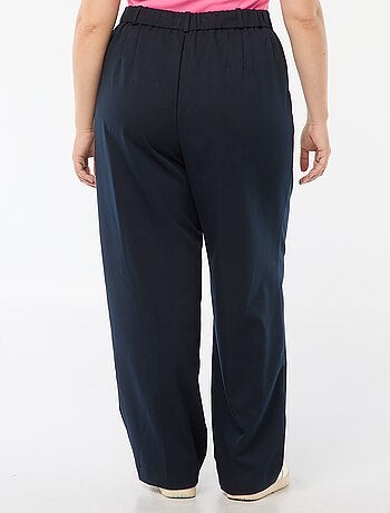 Pantalón wide leg de tiro alto