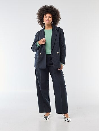 Pantalón wide leg de tiro alto