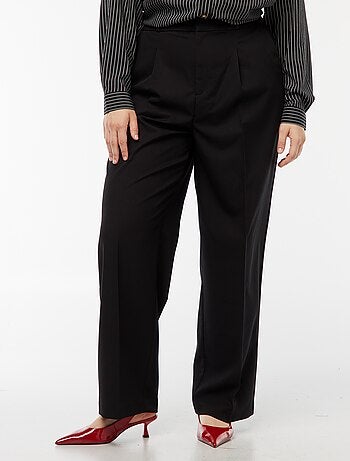 Pantalón wide leg de tiro alto