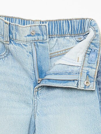 Pantalón wide leg en 2 tonos