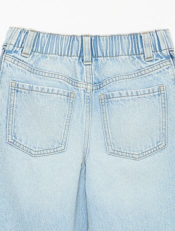 Pantalón wide leg en 2 tonos