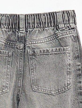 Pantalón wide leg en 2 tonos