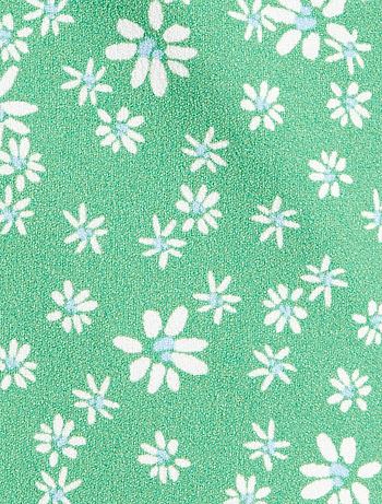 Pantalón wide leg estampado - VERDE - Kiabi - 18.00€