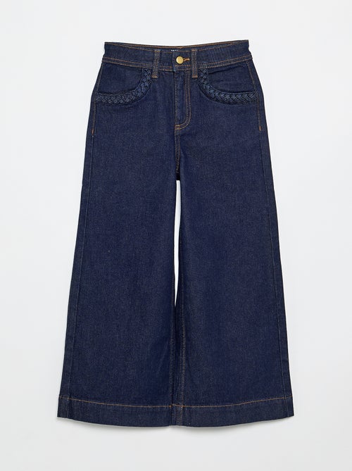 Pantalón wide leg fit / corte ancho - Kiabi Pantalón wide leg fit / corte ancho - Kiabi