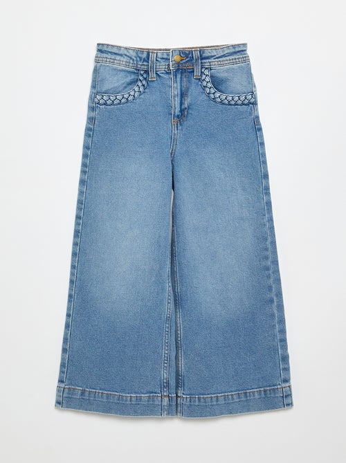 Pantalón wide leg fit / corte ancho - Kiabi Pantalón wide leg fit / corte ancho - Kiabi