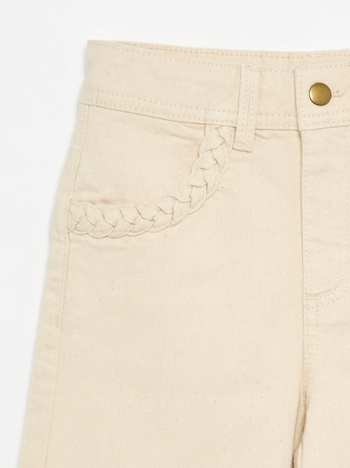 Pantalón wide leg fit / corte ancho - Kiabi Pantalón wide leg fit / corte ancho - Kiabi