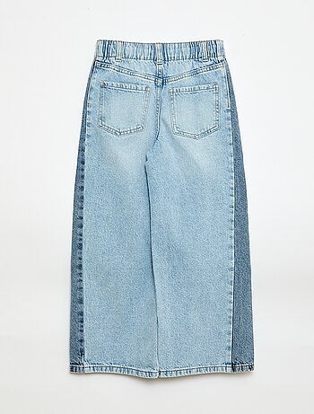 Pantalón wide leg fit / corte ancho en 2 tonos