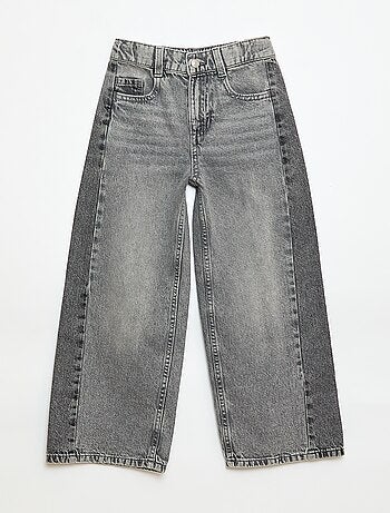 Pantalón wide leg fit / corte ancho en 2 tonos