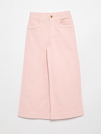 Pantalón wide leg fit / corte ancho