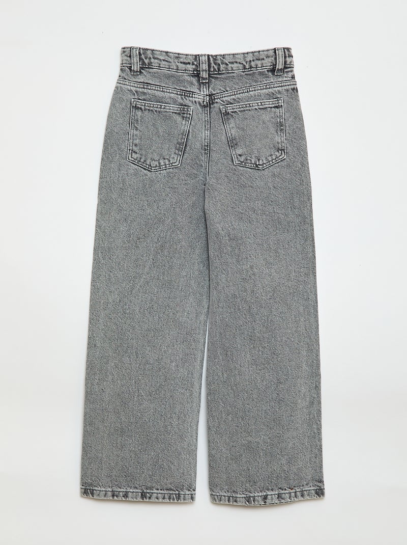 Pantalón wide leg Gris - Kiabi