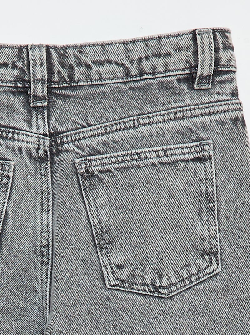 Pantalón wide leg Gris - Kiabi