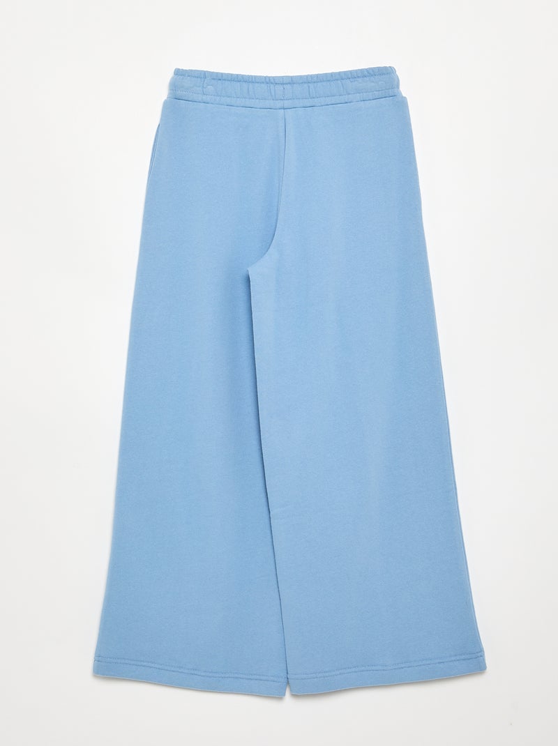 Pantalón wide leg liso Azul - Kiabi