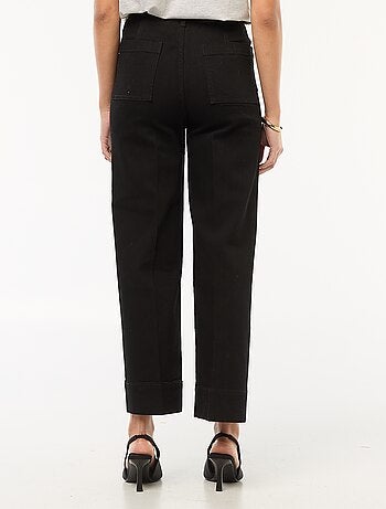 Pantalón wide leg liso