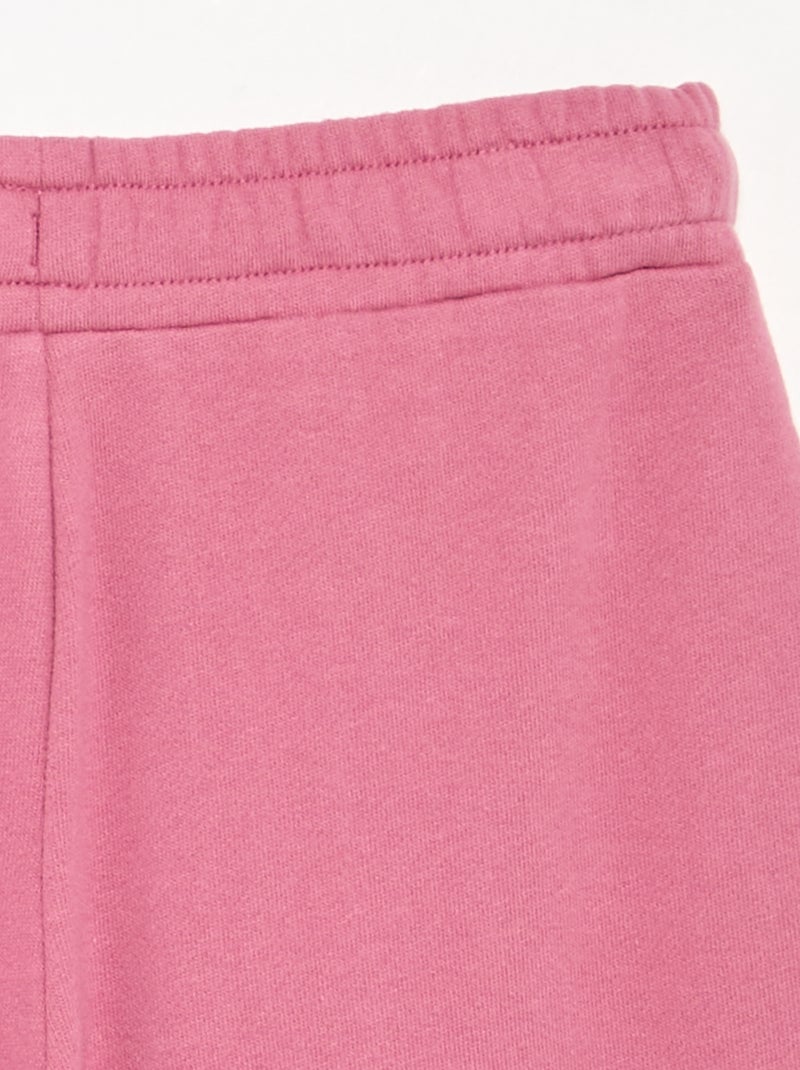 Pantalón wide leg liso Rosa - Kiabi