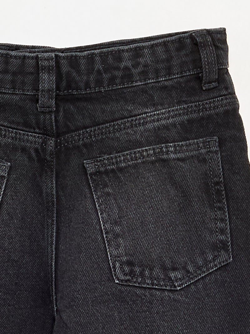 Pantalón wide leg Negro - Kiabi
