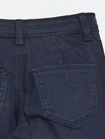 Pantalón wide leg sin bolsillos delanteros