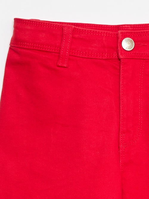 Pantalón wide leg sin bolsillos delanteros - Kiabi