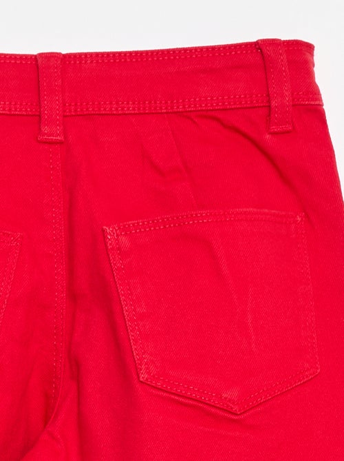 Pantalón wide leg sin bolsillos delanteros - Kiabi