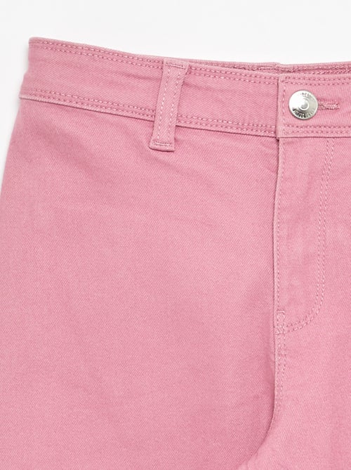Pantalón wide leg sin bolsillos delanteros - Kiabi