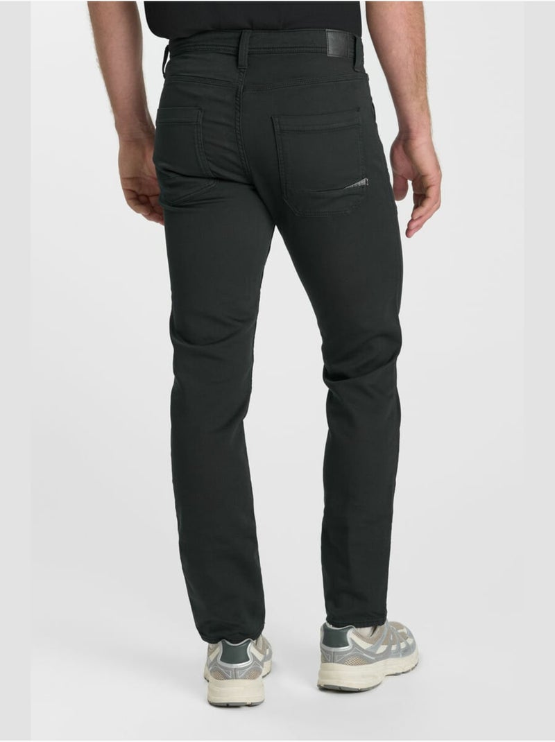 Pantalón work jog amplio y holgado Negro - Kiabi
