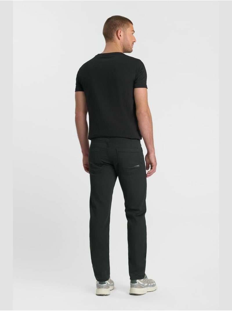Pantalón work jog amplio y holgado Negro - Kiabi