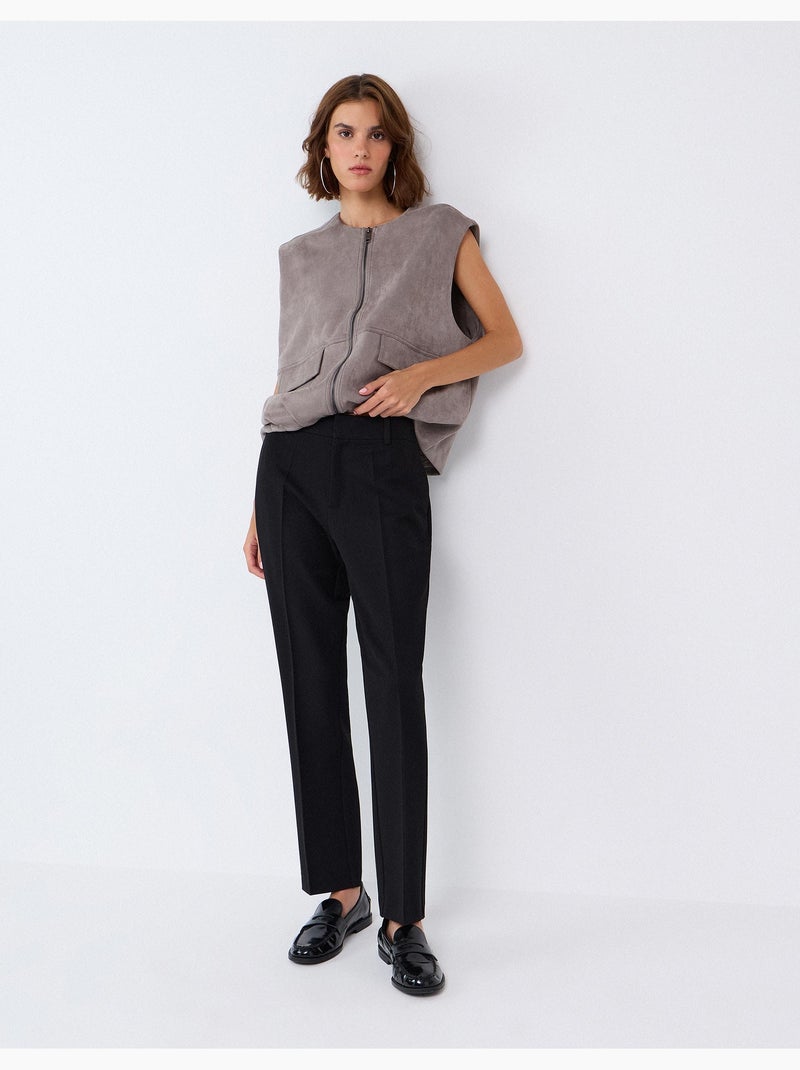 Pantalones a medida, mo fashion Negro - Kiabi
