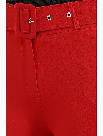 Pantalones acampanados con cinturón bdart
