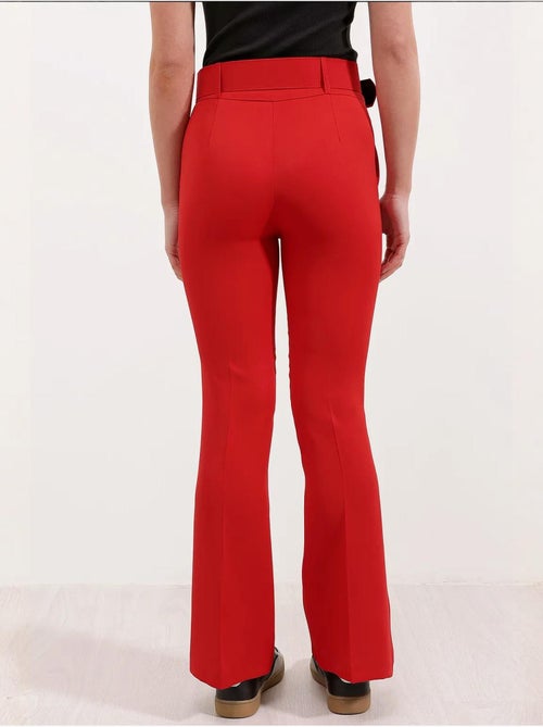 Pantalones acampanados con cinturón bdart - Kiabi Pantalones acampanados con cinturón bdart - Kiabi