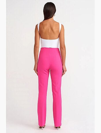 Pantalones acampanados de cintura alta dilvin