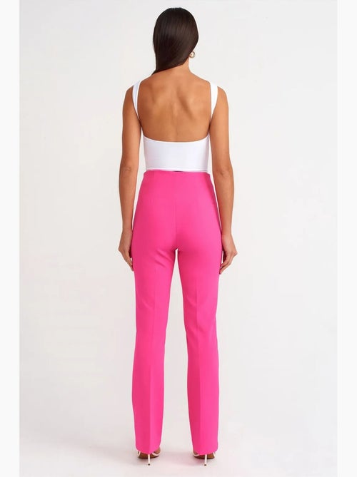 Pantalones acampanados de cintura alta dilvin - Kiabi