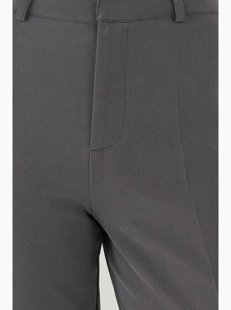 Pantalones acampanados de cintura alta hiccup Gris - Kiabi