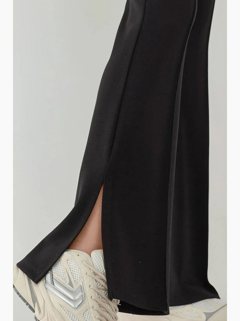 Pantalones acampanados de cintura alta hiccup Negro - Kiabi