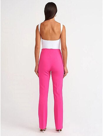 Pantalones acampanados de cintura alta