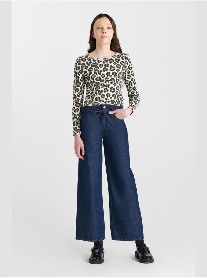 Pantalones acampanados de mezclilla ALEXGI Azul - Kiabi