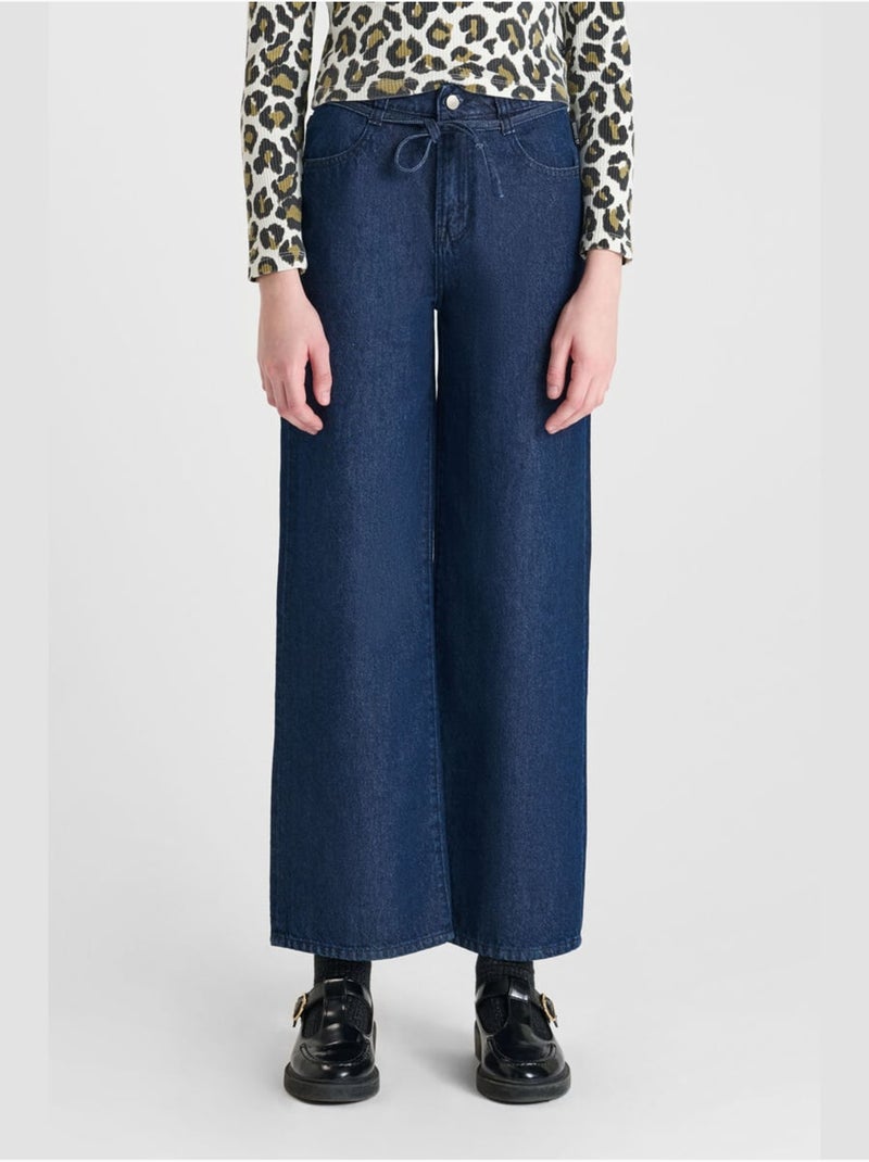 Pantalones acampanados de mezclilla ALEXGI Azul - Kiabi